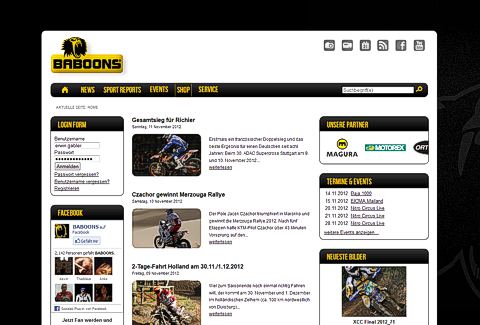 baboons portal screenshot