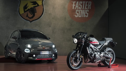 2017 Yamaha XSR900 Abarth EU Nimbus Grey Static 001 480