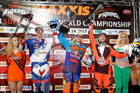 2015 03 SuperEnduro Frankreich Podium Tageswertung