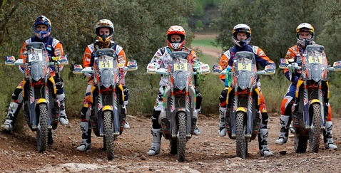 KTM factory rally team 2016