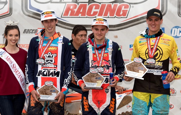 gncc rd1 pod xc2 kelley toth rauchenecker 2018