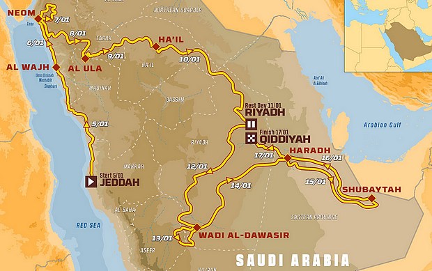 route dakar2020