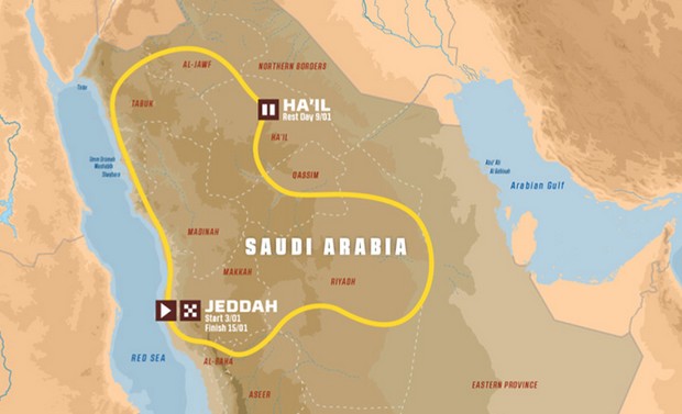 route dakar 2021