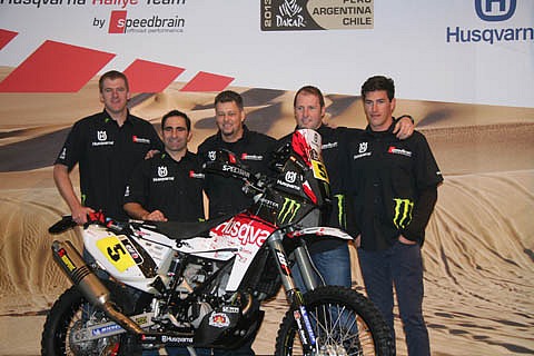 Speedbrain Husqvarna Dakar präsentation 5646