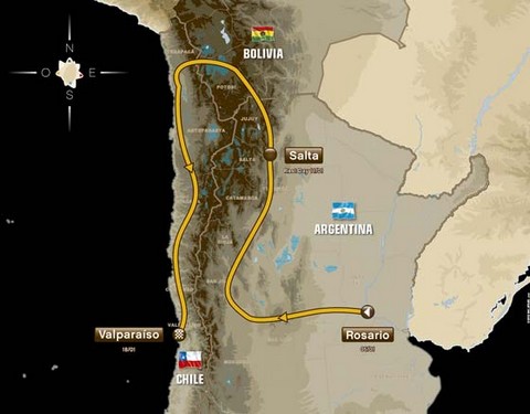 dakar-carte 2014
