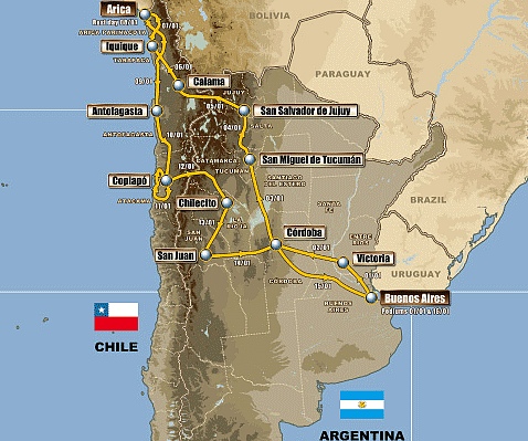 Dakar_route-2011