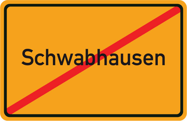 ortsschild schwabhausen